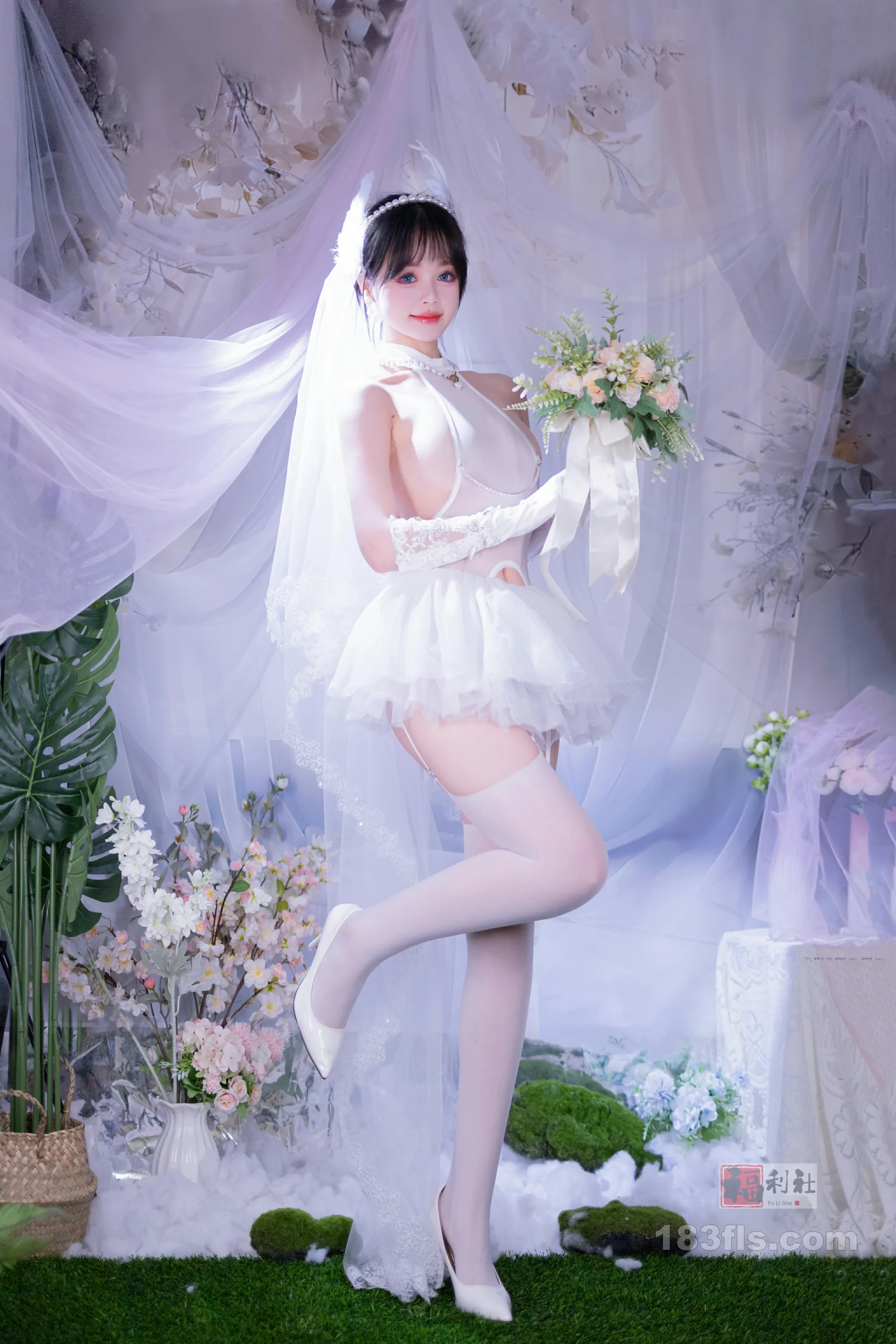 千反田鹿子 - 白丝花嫁